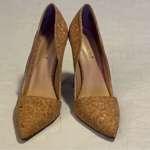 ShoeDazzle Darci 5" Stiletto Cork Pattern Pumps Size 8 – NEVER WORN